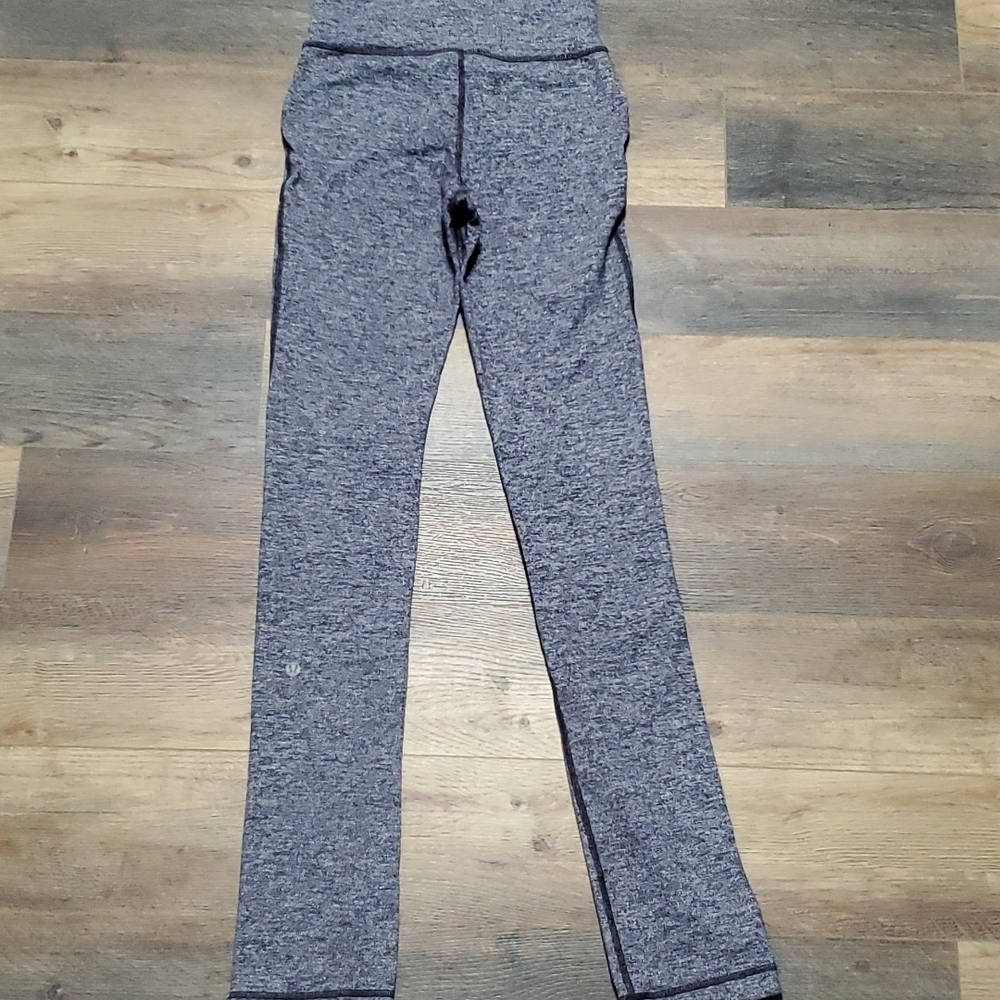 Lululemon purple soft speckled leggings spacedye - Picture 5 of 8